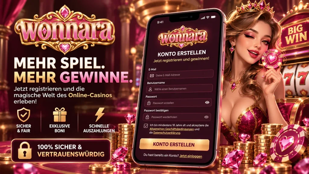 wonnara anmelden